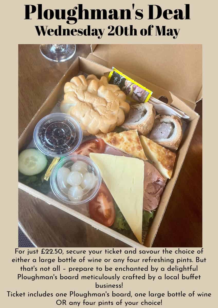Ale Hub Worcester Ploughman’s Deal🍻