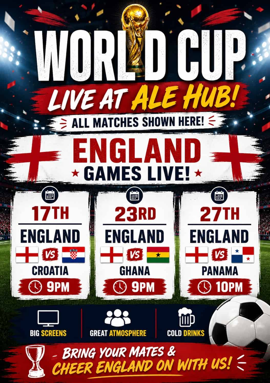 World Cup At Ale Hub